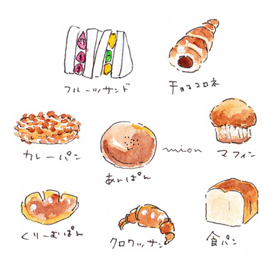 パンのイラスト